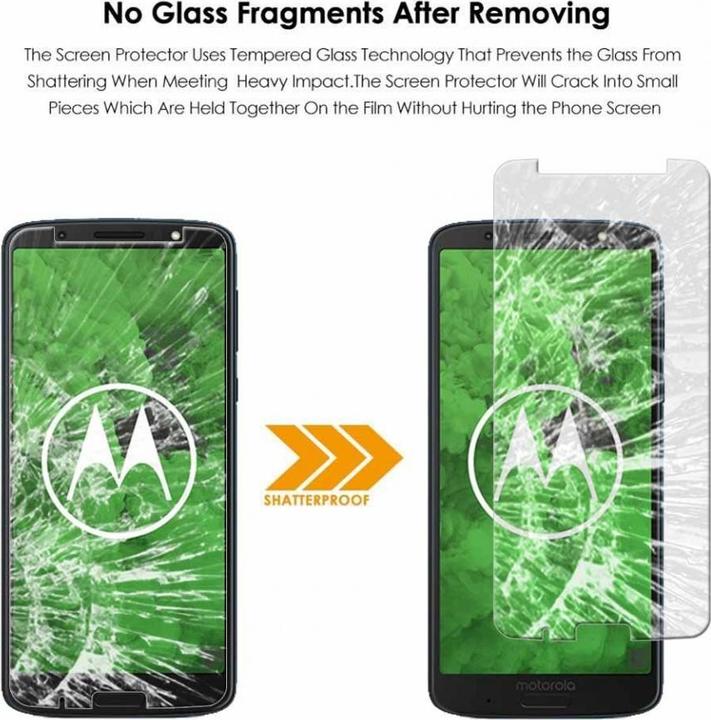 Image du produit Screenguard Motorola Moto G6 Plus Film de protection en verre blindé Case Friendly Design (1 pièce(s), Motorola Moto G6 Plus)