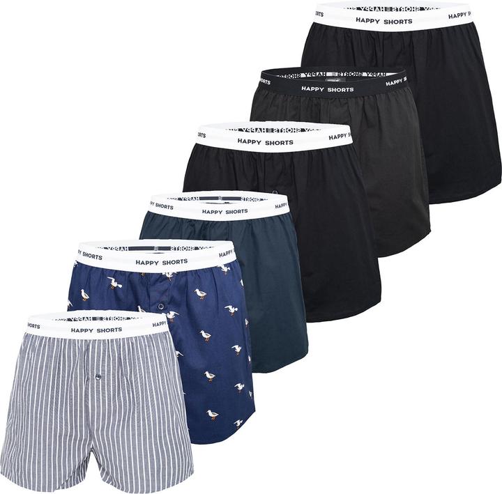 Immagine prodotto Happy shorts Mix Boxer (XXL, confezione da 6)