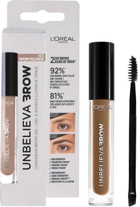 Actual product image L'Oréal Paris Unbelieva Brow (103 Warm Blonde)