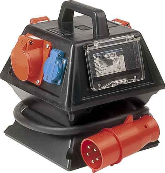 Produktbild ET SV 32/321 Steckdosenverteiler CEE-Steck 32A 5p FI40/30mA (321 x, CEE)