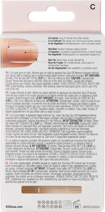 Immagine prodotto KISS Unghie - Salon Acrilico Nude Graceful (Unghie artificiali, Nudo aggraziato)
