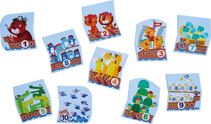 Actual product image Haba Bath Toy Number Puzzle