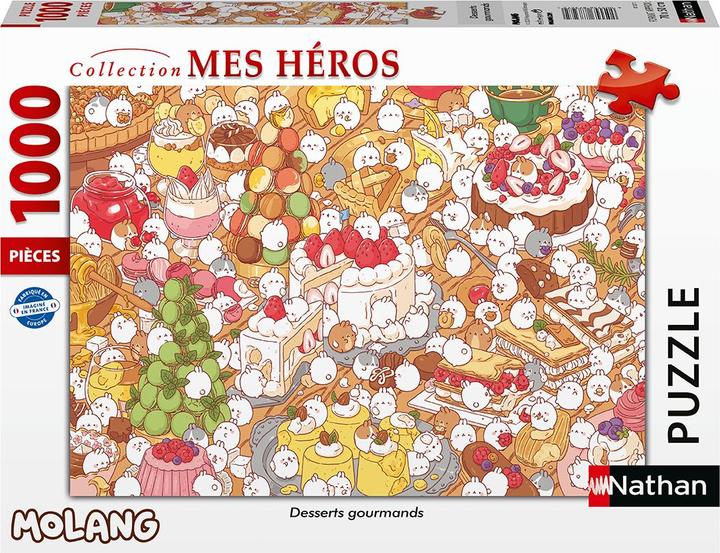 Image du produit Nathan Puzzle 1000 pièces Desserts gourmands (1000 pièces)