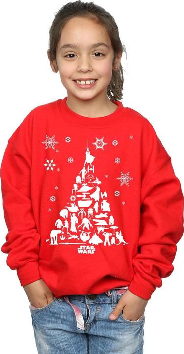 Produktbild Star Wars Christmas Tree Sweatshirt Mädchen (140, 146)