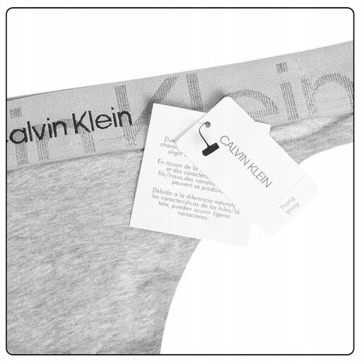 Produktbild Calvin Klein Damen Thong Tangahöschen, Grey Heather, S (S)