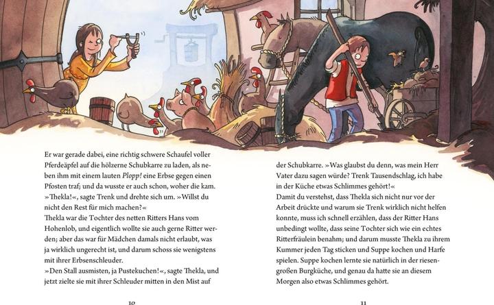 Produktbild Der kleine Ritter Trenk und der ganz gemeine Zahnwurm (Deutsch, Kirsten Boie, Barbara Scholz, 2013)
