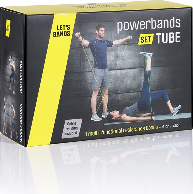 Actual product image Let's Bands Tube set (1.20 m, Easy, Medium, Strong)