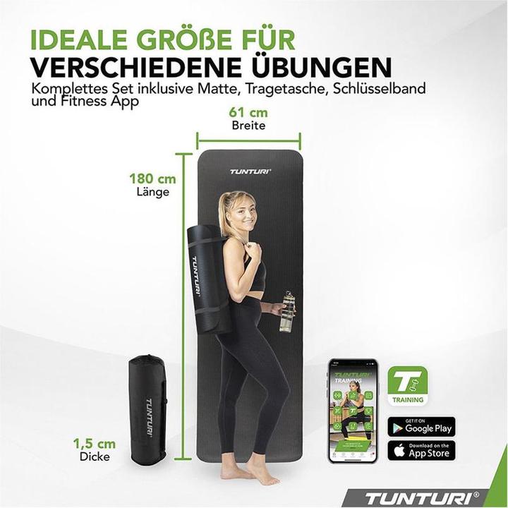 Produktbild Tunturi NBR Fitness Matte (15 mm)