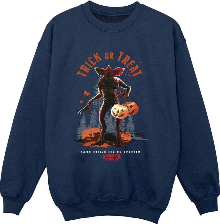 Produktbild Netflix Stranger Things Trick Or Treat Demagorgon Sweatshirt Jungen (152, 158)