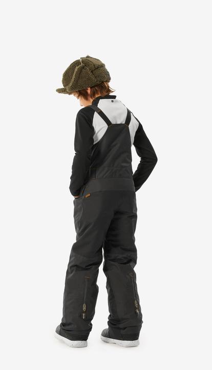 Immagine prodotto Wedze Pantaloni da snowboard salopette bambino pista - 500 grigio (152)