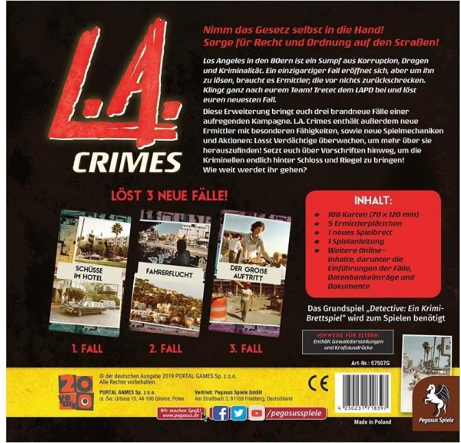 Produktbild Pegasus Detective: L.A. Crimes (Deutsch)