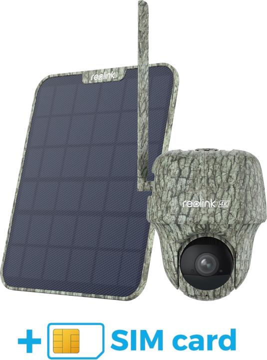 Reolink Go G450 4G PT Wildkamera + Solar & Sim