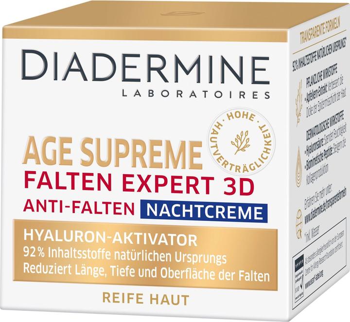 Actual product image Diadermine Age Supreme Wrinkle Expert 3D Anti-Wrinkle Night Cream (50 ml, Night cream)