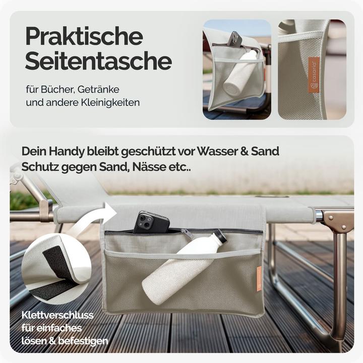 Produktbild Casaria Sonnenliege (190 cm)