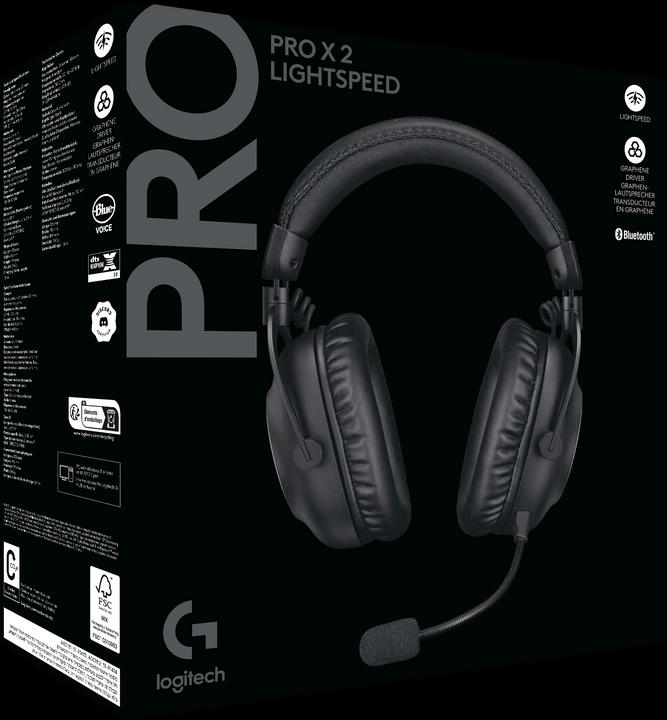 Produktbild Logitech G Pro X 2 Lightspeed (Kabellos, Kabelgebunden)
