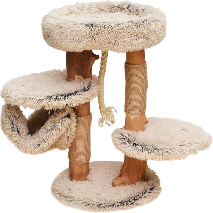 Produktbild Fudajo Designer-Kratzbaum (87.50 cm, Braun, Creme)
