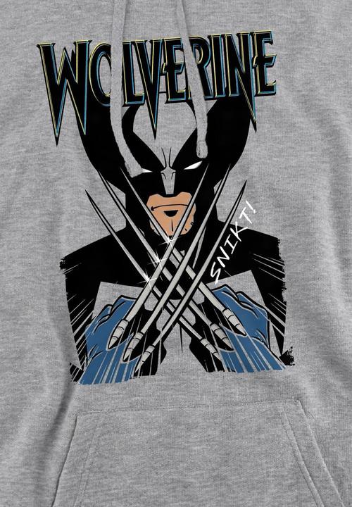 Immagine prodotto X-Men Felpa con Cappuccio Wolverine Scatto d'Azione Uomo (XXL)