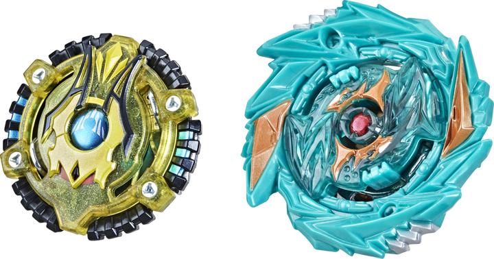 Immagine prodotto Hasbro Beyblade Burst Surge Speedstorm Demise Satomb S6 e Anubion A7 (Inglese, Francese, Tedesco, Italiano)