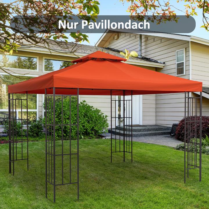 Actual product image Outsunny Replacement roof for metal pavilion (300 cm, 300 cm)