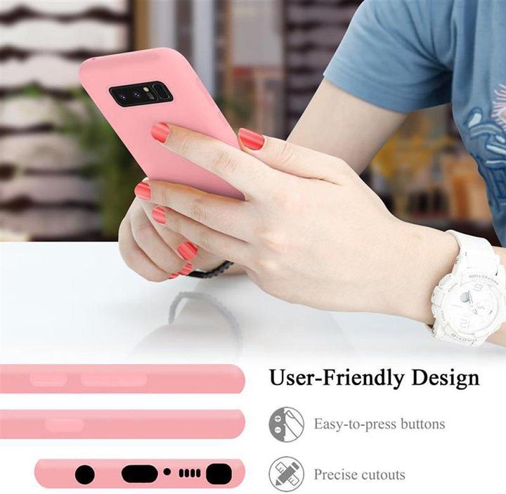Immagine prodotto Cadorabo Copertura della cassa del silicone liquido TPU (Samsung Galaxy Note 8)