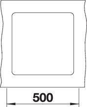 Actual product image Blanco SUBLINE 400-F (42.70 cm, 42.70 cm)