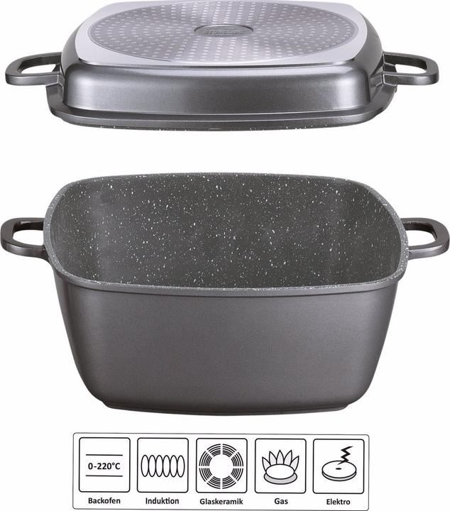 Actual product image Stoneline Classic (Pan set + pot set, Grill pan, Pot, Steam cooker, Frying pan, Casserole + Stewpot)