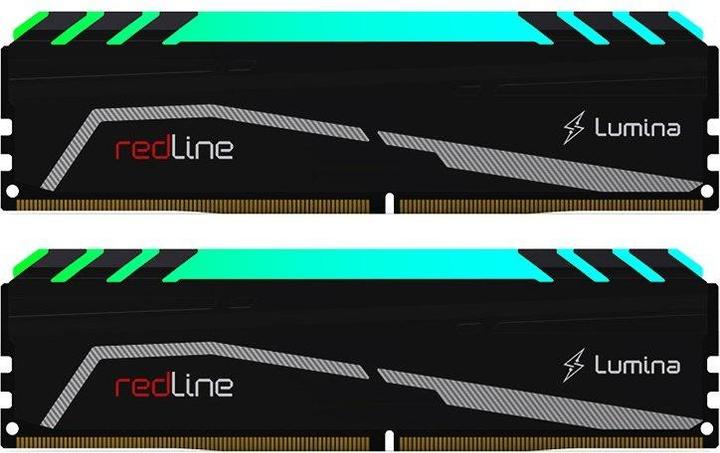 Actual product image Mushkin DIMM 64 GB DDR5-6400 (2x 32 GB) dual kit (black, MLA5C640A77P32GX2, Redline Lumina) (2 x 32GB, 6400 MHz, DDR5 RAM, DIMM)