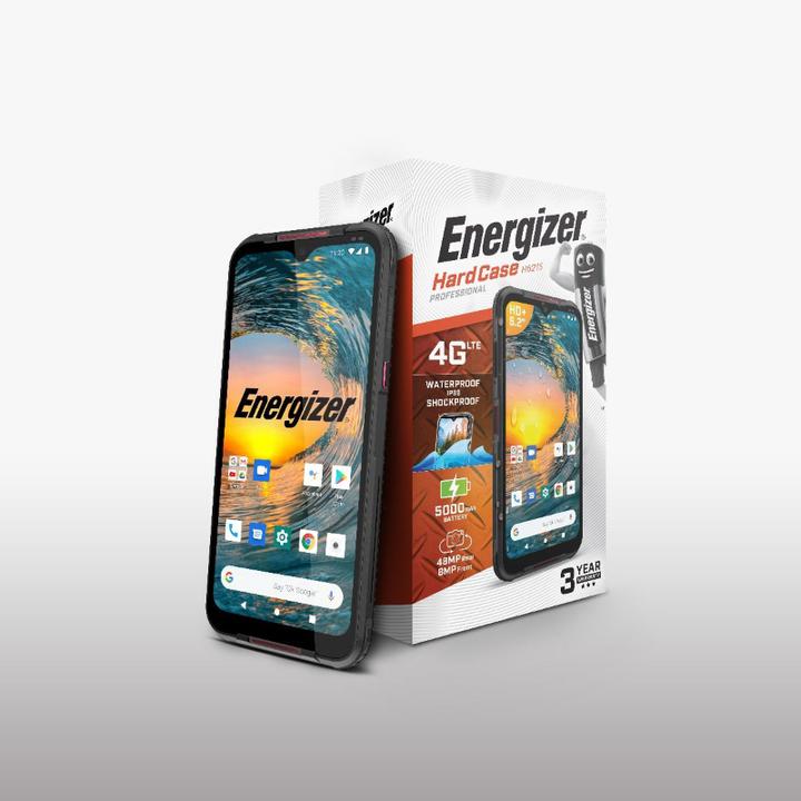 Actual product image Energizer H620S 4G BLACK IP69 (64 GB, Black, 6.20", Hybrid Dual SIM, 48 Mpx, 4G)