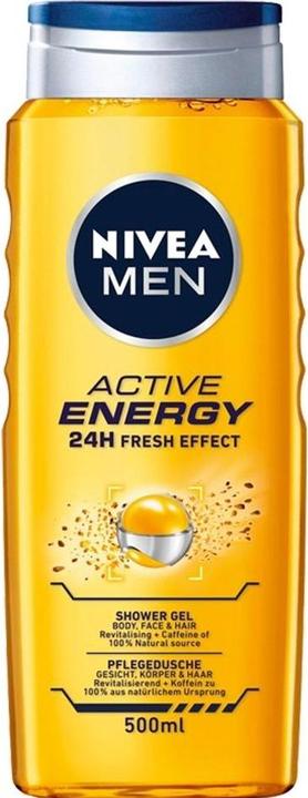 NIVEA Men Active Energy Shower Gel 500ml (500 ml)
