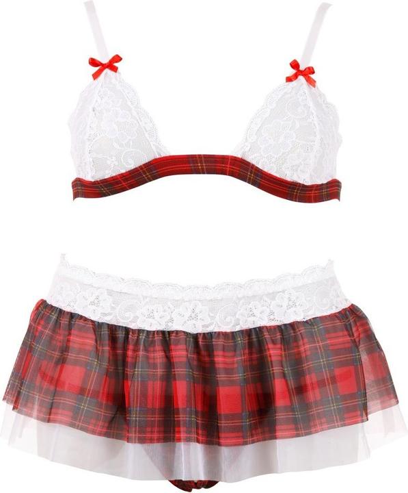 Immagine prodotto Cottelli Collection Top e gonna check (S)