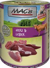 Immagine prodotto MAC's Cuore e fegato del gatto (Adulto, 6 pz., 400 g)
