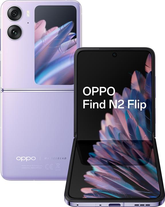 Immagine prodotto OPPO Find N2 Flip (256 GB, Viola chiaro di luna, 6.80", Doppia SIM, 50 Mpx, 5G)