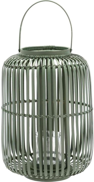 Produktbild Villa Collection H 40 x Ø 28 cm - Bambus/Glas - Dark Green (1 x)