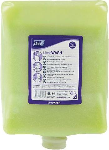 Deb Stoko Håndrens Solopol Lime 4l patron LIM4LTR - (4 liter pr. stk. x 4 ) (Flüssigseife, 4000 ml)