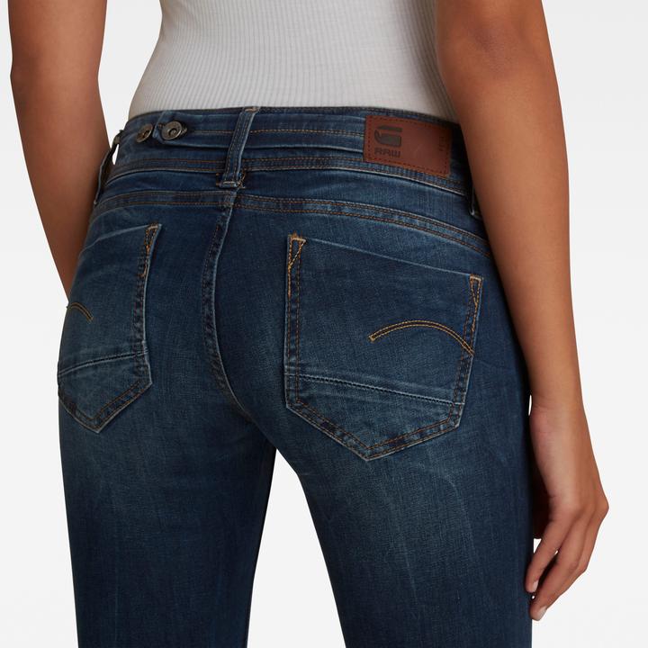 Immagine prodotto G-Star Midge Saddle Mid Straight Jeans Neutro dk aged (W27/L30)