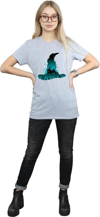 Immagine prodotto Hogwarts Silhouette Maglietta Ampia Donna (XL)