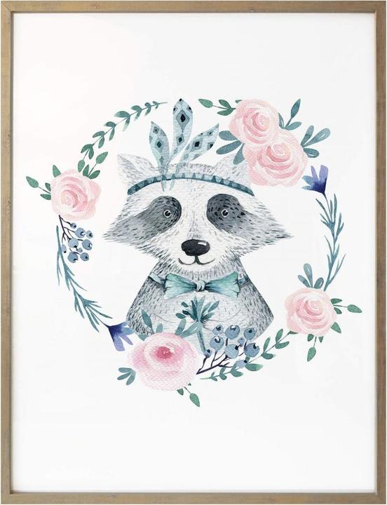 Produktbild Trenddeko Waschbär 01 (60 x 80 cm)