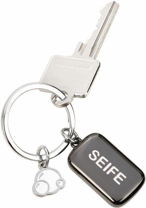 Actual product image Troika Keychain Soap Bubble Black, Silver