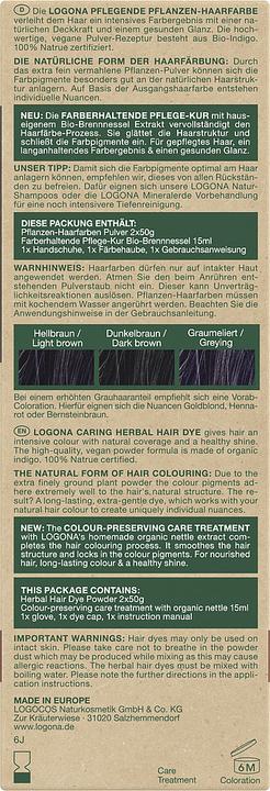 Produktbild Logona Pflanzenhaarfarbe Pulver (Indigoschwarz)