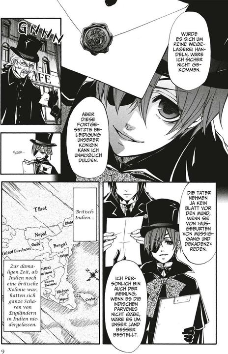 Immagine prodotto Black Butler, Band 4 (Tedesco, Yana Toboso, 2010)