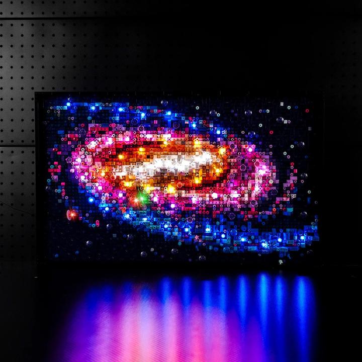 Immagine prodotto BrickBling Set di luci a LED per LEGO La galassia della Via Lattea (31212), incluso telecomando