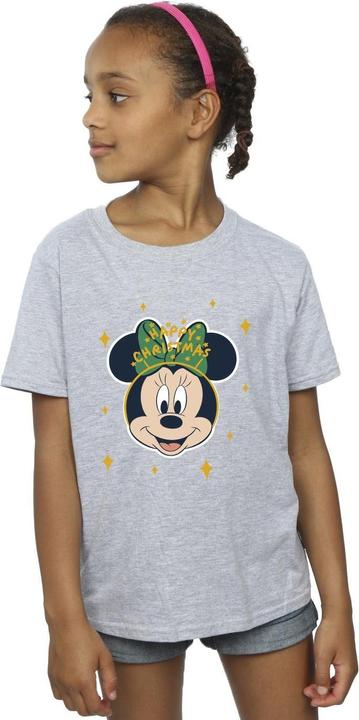 Immagine prodotto Disney Minnie Mouse Happy Christmas Maglietta Ragazze (116)