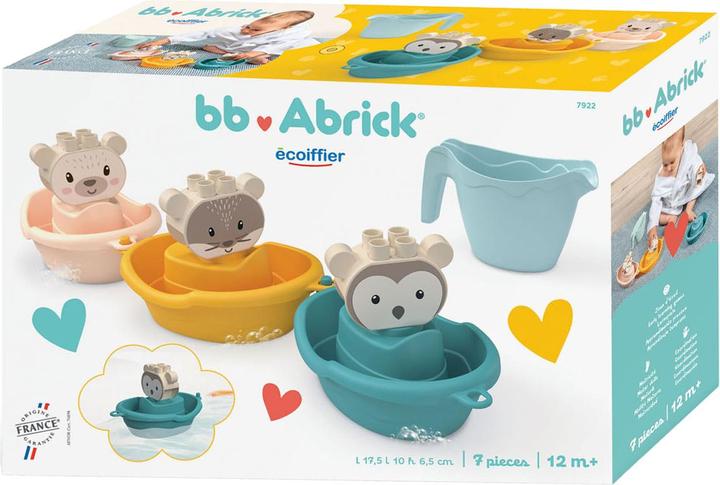 Image du produit Abrick Bateaux de bain Animaux avec arrosoir, 7 pcs.