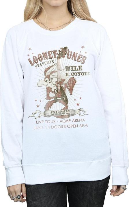 Immagine prodotto Looney Tunes Felpa Willy il Coyote Chitarra Donna (XL)