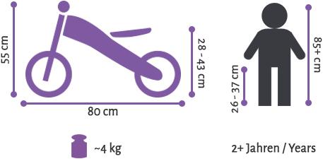 Actual product image Bikestar 2-in-1 (12")