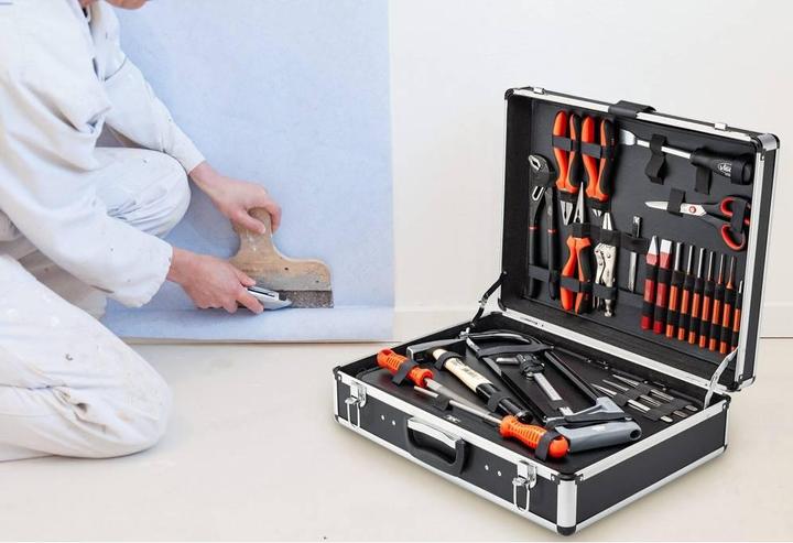 Actual product image Vigor Tool case ∙ universal ∙ V2542 ∙ square6.3 mm (1/4 inch), square12.5 mm (1/2 inch), square... (143 pieces)