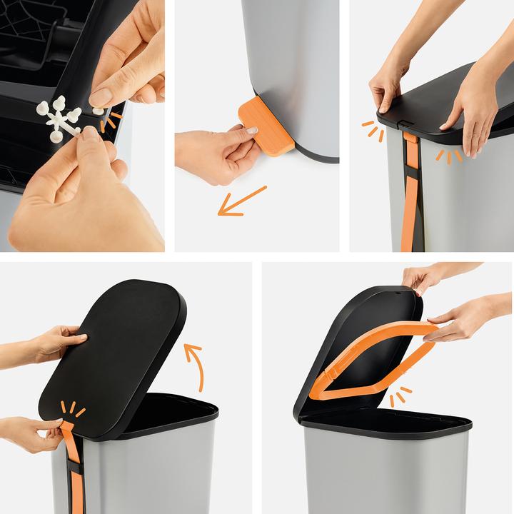Immagine prodotto Rotho Cestino per pedali (35 l)