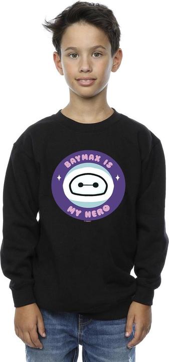 Actual product image Disney Boys Big Hero 6 Baymax My Hero Pocket Sweatshirt (128)