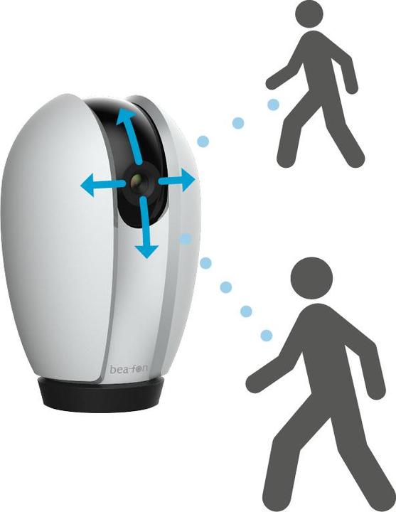 Produktbild Bea-Fon Tracer 1T 360 Grad Smart Home Indoor Kamera (1920 x 1080 Pixels)