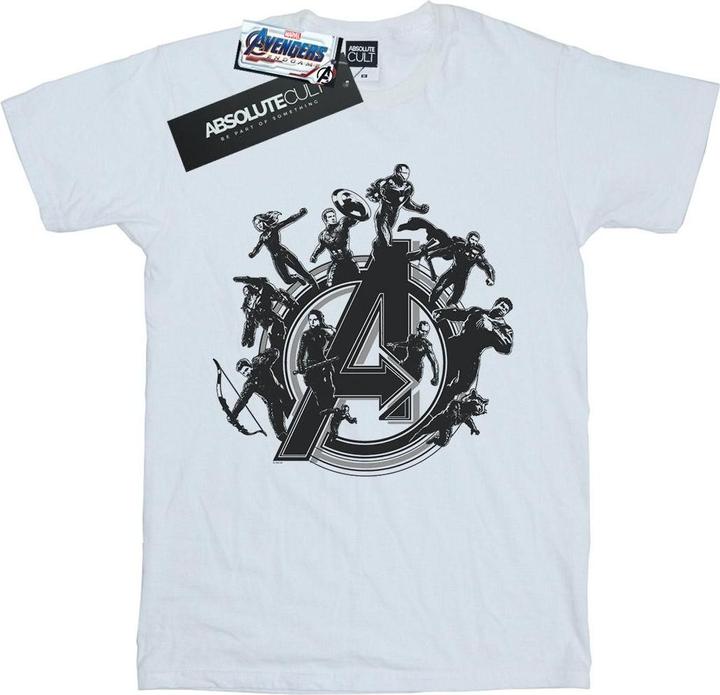 Avengers Endgame Held Kreis Baumwolle Boyfriend TShirt
